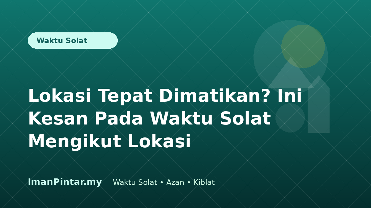Foto stok landskap tetapan precise location telefon untuk waktu solat mengikut lokasi